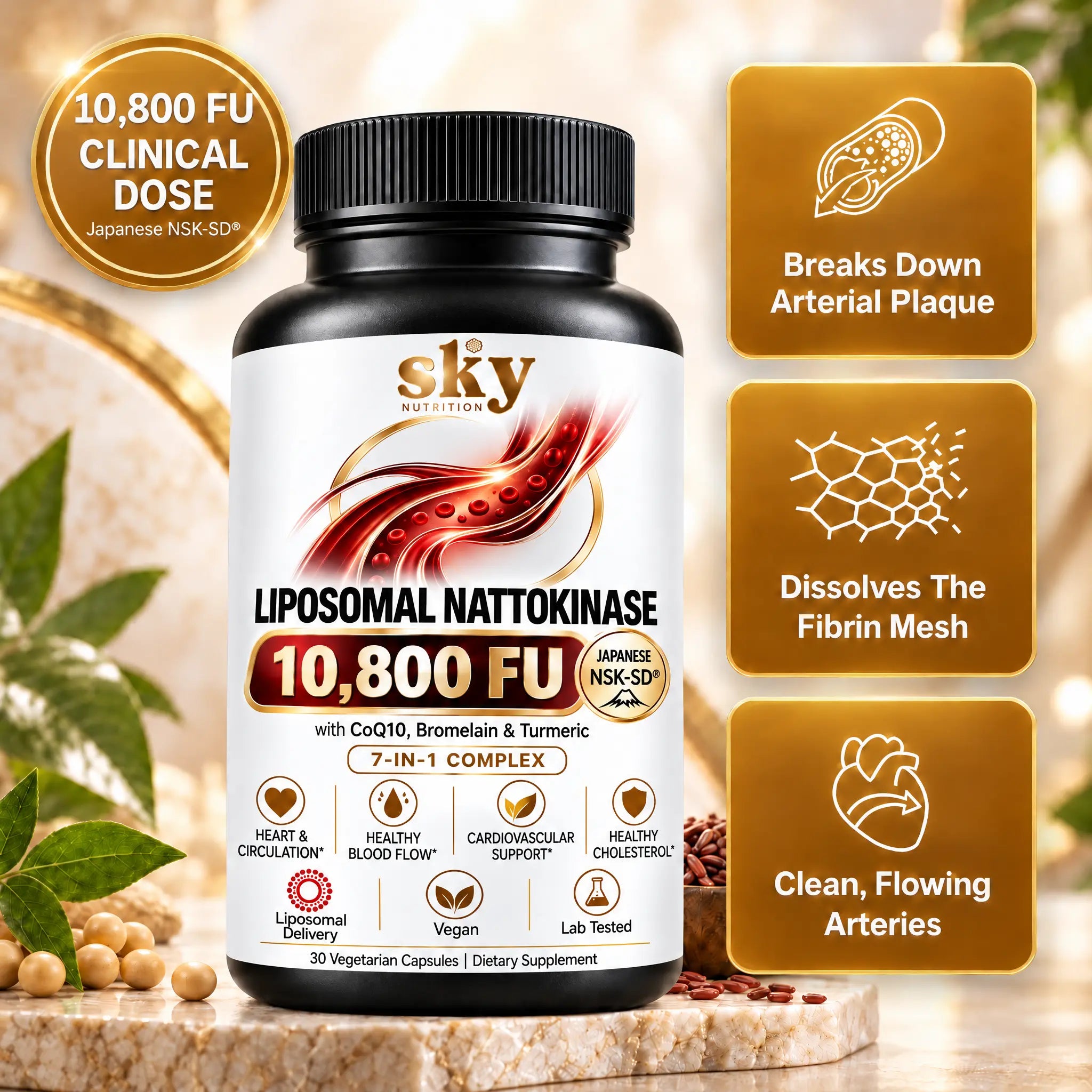 Liposomal Nattokinase 10800FU