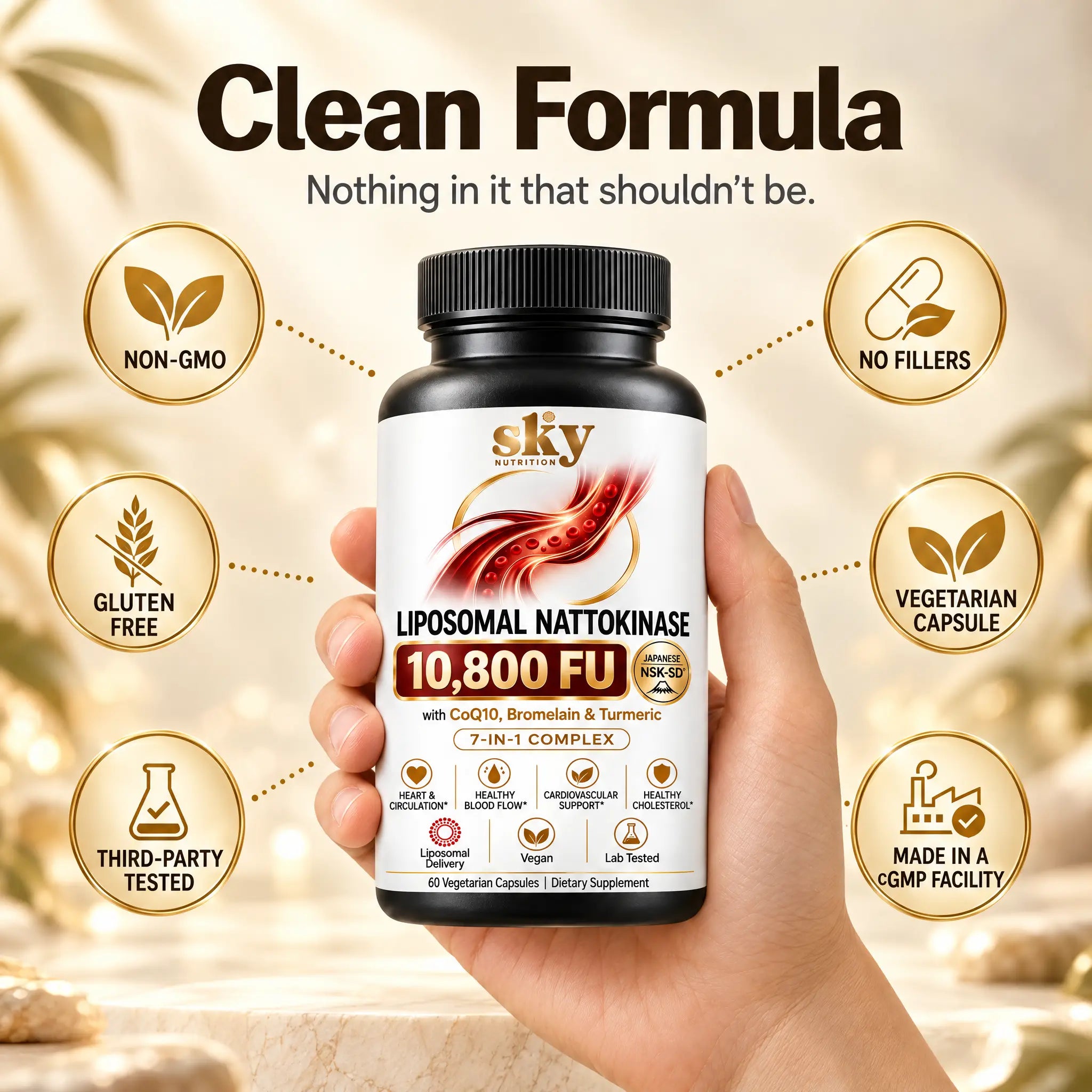 Liposomal Nattokinase 10800FU